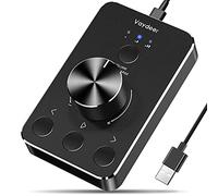 Volume Controller,Vaydeer USB Volume Controller,Multimedia Controll Knob with one Key Mute Function for PC,Audio Volume Remote Controller Support WinXP/7/8 10/VISTA/MAC