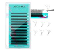 Volume Eyelashes, 3DW C Curl, Mixed Length Eyelash Extension Accessories, Easy Fan, Individual Lashes, Premium Classic Lash, Soft Matt, Dark Professional Eyelashes Extension (8-15 mm)