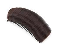 Volume Fluffy Increased Hairs Pad Clip Bun Invisible False Synthetic Haires Base Bump Fluffy Hair Pad Styling Insert Tool Hair Ponytail for Women Girls(Ginger Brown)