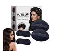 Volume Hair Base Inserts - 4X Hair Styling Clip For Volume | 4 Pack Invisible Bun Pad Tool Accessories For Long Hairstyle Women Lady Weddings Everyday Use