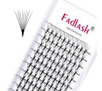 Volume Lash Extensions 10D Premade Russian 0.07 D Curl Mix Tray 15-20mm Pre-Made Fan Lashes