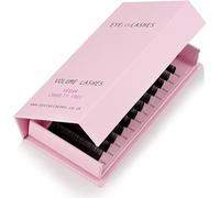 Volume Lash Trays Silk Eyelash Extensions Individual Eyelashes Soft Lightweight Lashes Semi Permanent Eyelashes Eyeluvlashes (DD Curl 0.07, 15mm Length)