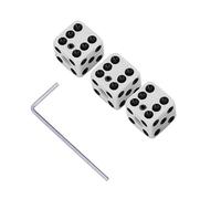 Volume Tone Control Knob 3 Pcs Plastic Square Dice Replacement Speed Knobs Button for Electric Guitar