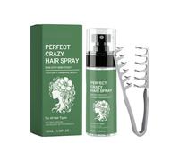 Volumising Hairspray with Texture Comb, Volumizing Hair Texture Spray Weightless Buildable for Fine/Flat Hair, Non-Stiff Finishing Spray For All Hair Types, Long-Lasting Hold For Natural Look