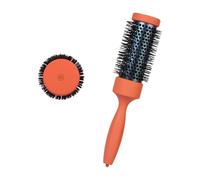 Volumizing Ceramic Round Brush Thermal Guard Technology Anti Slip Beech Wood Grip Nylon Aluminum Barrels Hair Styling Tool for Lengths Beechwood Handle Blow Dry Styling Brush
