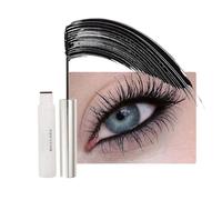 Volumizing & Curling Mascara for Dramatic Eye Makeup - Waterproof Smudge-Proof Long-Lasting Formula with Innovative Brush & Lengthening Effect - Ideal for Stage Cosplay Party & Festival Looks (Black)