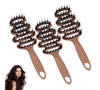 Volumizing Hair Brush, Slick Brush Women-Soft Brush for Thin & Fine Hair, Instant Volume Boost, Frizz Reduction & Gentle Care for Daily Styling & Travel (3PCS)