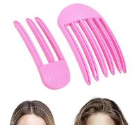Volumizing Hair Clips, 2Pcs Hair Volume Clip for Fluffy Bangs, Easy High Crown Volume Tool for Women, No Crease Hair Root Lifting Clips for a Natural Puffy Lazy and Seamless Hairstyle