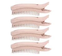 Volumizing Hair Root Clip Wheat Straw Lightweight Quick Curling Volume Hair Clip for Bangs Styling Ladies Girls 4Pcs