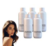 Volumizing Shampoo and Nourishing Conditioner Set for Fine Hair - Thickening & Volume Boosting Hair Care Duo - for Straight or Wavy Hair Types - Adds Fullness and Bounce to Hair, 100ml (5 Bottles)