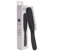 Volumizing Styling Comb for Men & Women - Detangling Hair Brush for Wet/Dry Use, Scalp Massage & Beard Grooming - Black