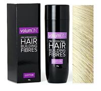 Volumon Hair Building Fibres for Thinning Hair 28g - Blonde| Natural Cotton Hair Loss Concealer for Men & Women | Covers Bald Spots, Adds Volume, No Smear, Sweatproof, Instant Hair Thickener