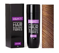 Volumon Professional Hair Building Fibres- Hair Loss Concealer- COTTON- 28g- Get Upto 30 Uses- CHOOSE FROM 8 HAIR SHADES COLOURS (Light Brown)