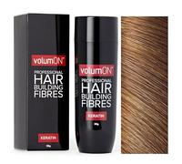 Volumon Professional Hair Building Fibres- Hair Loss Concealer- KERATIN- 28g- Get Upto 30 Uses- CHOOSE FROM 8 COLOUR SHADES (Light Brown)