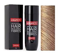 Volumon Professional Hair Building Fibres- Hair Loss Concealer- KERATIN- 28g- Get Upto 30 Uses- CHOOSE FROM 8 COLOUR SHADES (Medium Blonde)