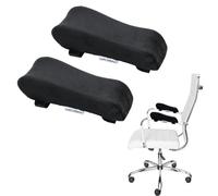 Volumoon 2pcs Office Chair Arm Pads Covers, Ergonomic Memory Foam Office Chair Armrest Pads, Universal Chair Armrest Cushion Covers, Elbow Cushion, Gaming Pillow for Arms Office Game Chair Wheelchair
