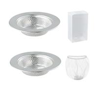 Volumoon 2Pcs Stainless Steel Sink Filter, Drain Protector, Kitchen & Bathroom, Silver