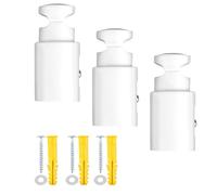 volumoon 3pcs Towel Rail Holder, Wall Mount for Radiators, Towel Rail Fixing Kit, Radiator Bracket, Mounting Bracket for Bathroom Radiators for Straight and Curved Bathroom Radiators