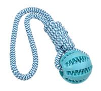 Volumoon Ball on Rope - Indestructible Dog Toy for Throwing & Chewing, 6 cm