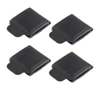 volumoon Car Seat Belt Adjuster, 4pcs Universal Seat Belt Adjuster, PU Leather Car Seat Belt Clip Adjuster, Shoulder Neck Strap Positioner Safety Locking Clips, for All Kind of Vehicles Cars Trucks