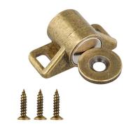 volumoon Door Magnetic Catch, Kitchen Magnet Push Catch Round, Push Door Closer Catches Latches Release, Cabinet Door Magnets for Cupboard, Wardrobe, Kitchen Furniture Hardware Fittings (Bronze)