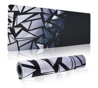 volumoon Large Mouse Mat, XL Mousepad Gaming, Keyboard Pad Mat with Stitched Edges and Non-Slip Rubber Base, Mouse Pad for Gaming or Office Work (900 * 350)
