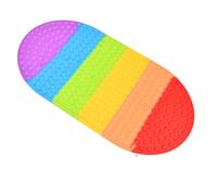 Volumoon Non Slip Bath Mat, Extra Long Shower Mat, Rainbow Shower Mat with Suction Cup, Mildew Resistant and Machine Washable Bath Mat