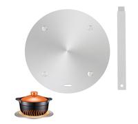 volumoon Stainless Steel Induction Converter 20cm, Heat Diffuser for Pans/Gas Stove