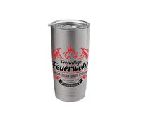 Voluntary Fire Brigade Tradition Honor Office Fireman Stainless Steel Insulated Tumbler
