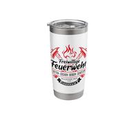 Voluntary Fire Brigade Tradition Honor Office Fireman Stainless Steel Insulated Tumbler
