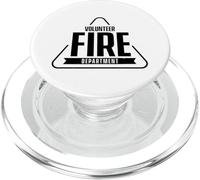 Volunteer Fire Department Voluntary Firefighter Fire Fighter PopSockets PopGrip for MagSafe