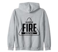 Volunteer Fire Department Voluntary Firefighter Fire Fighter Zip Hoodie