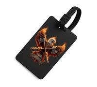 Volunteer Fire Eagle Luggage Tags for Suitcases Cute ID Tags Travel Baggage Tag Name Tags for Women Men