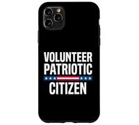 Volunteer Patriotic Citizen American Flag Bold Design Case for iPhone 11 Pro Max