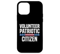Volunteer Patriotic Citizen American Flag Bold Design Case for iPhone 12 mini