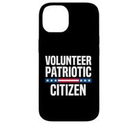 Volunteer Patriotic Citizen American Flag Bold Design Case for iPhone 14