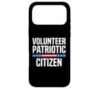 Volunteer Patriotic Citizen American Flag Bold Design Case for iPhone 17 Pro Max