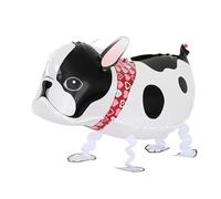 Volunx Bulldog Dog Farm Jungle Animal Walking Balloons Air Balloon Aluminium Foil Helium Balloons for Gift Birthday Party Decor