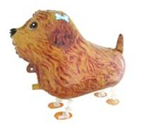 Volunx Poodle Dog Farm Jungle Animal Walking Balloons Air Balloon Aluminium Foil Helium Balloons for Gift Birthday Party Decor