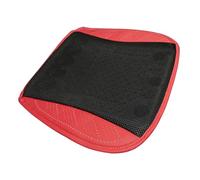 VOLURE Black Car Seat Cooling Pad 43x43cm Breathable Fan Cushion-Skid USB 3-Speed(Black Red)