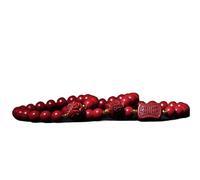 VOLURE Thoughtful Gift,Wealth Bracelets Red Cinnabar Pi Xiu Amulet Lucky Transfer Beads Bracelets Reiki Chakra Meditation Attract Lucky Wealthy Love for Woman Men,D,8mm Cinnabar, One Size, Plastic