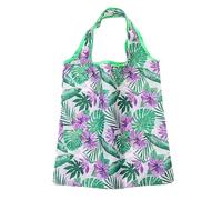 VOLURE Washable Grocery Shopping Bags, 5 Pcs Foldable Polyester Reusable Shopping Tote Bags Multicolor(Color 7)