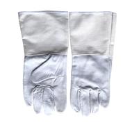 VOLURE Welding Work Gloves, Welding Gloves Gauntlet Cuff Tig Welder Cutting Torch Heat Grilling Oven Grey