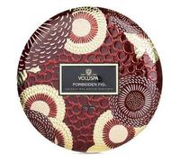 VOLUSPA 3 Wick Decorative Tin Candle Forbidden Fig 340g