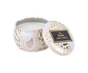 Voluspa Decorative tin candle 25 hours santal vanille