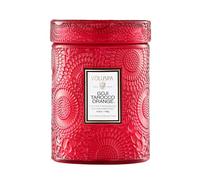 Voluspa Goji Tarocco Orange Small Glass Jar Candle with Matching Glass Lid, 5.5 Ounces