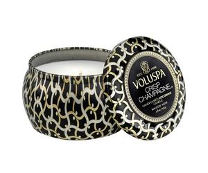 Voluspa - Maison Mini Tin Scented Candle, Crisp Champagne