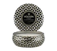 Voluspa Maison Noir 3-wick Tin scented 40 hours Crisp Champagne