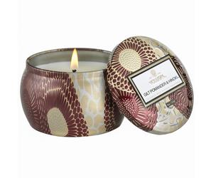 Voluspa - Minitin Scented Candle, Gilt Pomander & Hinoki
