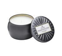 Voluspa - Petite Decorative Tin Candle, Makassar Ebony & Peach
